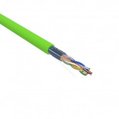 Кабель витая пара F/UTP CAT 5e нг(А)-LSLTx 4PR 24AWG INDOOR SOLID зеленый 305 м