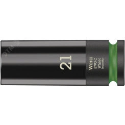 Головка торцевая ударная шестигранная 8790 C Wheel Impaktor DR 1/2 19 x 85 мм с пластиковой обоймой для защиты колёсного диска Головка торцевая ударная шестигранная 8790 C Wheel Impaktor DR 1/2 19 x 85 мм с пластиковой обоймой для защиты колёсного диска