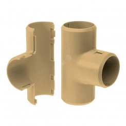 Тройник разборный сосна д32 (1шт/200шт уп/кор) Тройник разборный сосна д32 (1шт/200шт уп/кор)