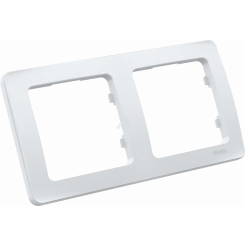 MASTER Рамка двухпостовая белый