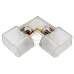 Муфта профессиональная для соединения гибкого неона внутренний угол без иглы Муфта профессиональная для соединения гибкого неона внутренний угол без иглы