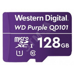 Карта памяти 128GB MicroSDXC Purple, Class 10, UHS-I U1