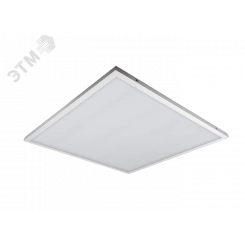 Светильник светодиодный ДВО-36Вт 6500К 3000Лм 595x595х19mm, опаловый, ФАZA