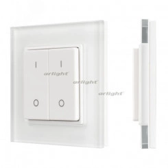 Панель SMART-P47-DIM-G-SUF (3V, 2 зоны, Knob, 2.4G) (ARL, Пластик)