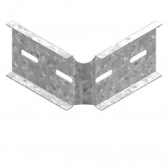 Шарнир горизонтальный, высота - 90 мм, ширина - 10 мм, длина - 200 мм, кратность - 1шт, HD - Оцинкованная сталь (методом горячего цинкования)