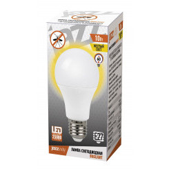Лампа светодиодная LED 10Вт Е27 A60 BUGLIGHT 540Лм холодный белый