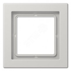 Рамка 1-я для горизонтальной/вертикальной установки  Серия- LS-Design  Материал- дуропласт  Цвет- светло-серый