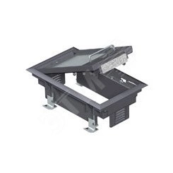 Лючок GES2DB (фальш-пол) 3xModul45 (полиамид, серый) Лючок GES2DB (фальш-пол) 3xModul45 (полиамид, серый)