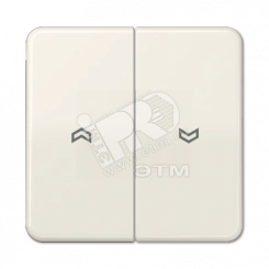 Клавиши для выключателя управления жалюзи 509VU и кнопки 539VU  слоновая кость