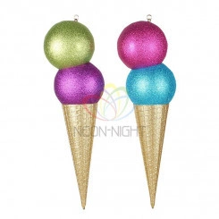 Фигура профессиональная елочная Мороженное 80см мульти Фигура профессиональная елочная Мороженное 80см мульти