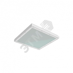 Светодиодный светильник ДВО-54 595*595*55мм с защ.ст. 4000К IP54 Вартон