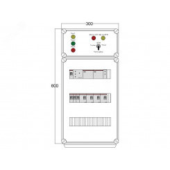 Щит управления электрообогревом DEVIbox HS 4x3400 D316 (в комплекте с терморегулятором и датчиком температуры)