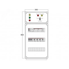 Щит управления электрообогревом DEVIbox HS 4x3400 D316 (в комплекте с терморегулятором и датчиком температуры) Щит управления электрообогревом DEVIbox HS 4x3400 D316 (в комплекте с терморегулятором и датчиком температуры)