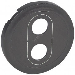 Celiane Лицевая панель розетки Banana 067312 графит Celiane Лицевая панель розетки Banana 067312 графит