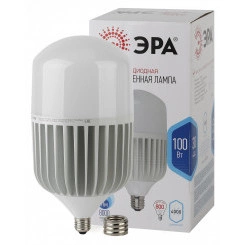 Лампа светодиодная ЭРА STD LED POWER T160-100W-4000-E27/E40 Е27 / Е40 100 Вт колокол нейтральный белый свет Лампа светодиодная ЭРА STD LED POWER T160-100W-4000-E27/E40 Е27 / Е40 100 Вт колокол нейтральный белый свет