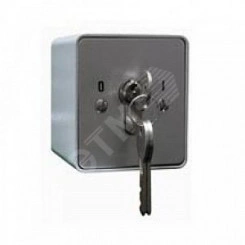 Переключатель с ключом Keyswitch, накладной, 2 группы контактов НР/НЗ, высокий уровень секретности