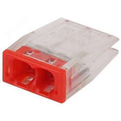 Клемма СМК компактная серии 202, 2 отверстия, 0,5-2,5 мм2 NO-224-28 ЭРА