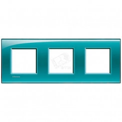 LivingLight Рамка прямоугольная 3 поста Зеленый
