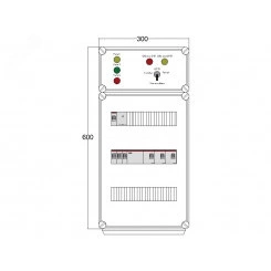 Щит управления электрообогревом DEVIbox HS 3x3400 D330 (в комплекте с терморегулятором и датчиком температуры) Щит управления электрообогревом DEVIbox HS 3x3400 D330 (в комплекте с терморегулятором и датчиком температуры)