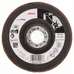 Круг лепестковый нержавеющая сталь 125мм P40 Best for Inox