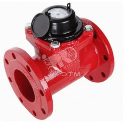 Счетчик горячей воды с импульсным выходом Ду80 фланцевый, межповерочный интервал 6 лет