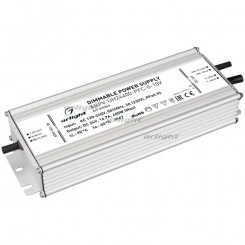 Блок питания ARPV-UH24400-PFC-0-10V (24V, 16.7A, 400W) (ARL, IP67 Металл, 7 лет)