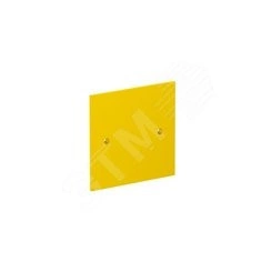 Накладка блока питания VH для монтажа устройств, 95x95 мм (желтый)