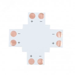 Плата соединительная (X) для одноцветных светодиодных лент шириной 10 мм LAMPER