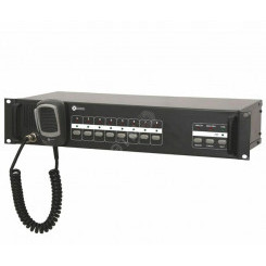 Селектор зон оповещения на 8 зон, сигналы управления Сирена, RS-485, 255х88х482