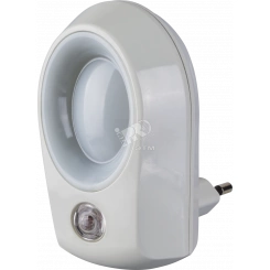 Ночник светодиодный 0.5w LED NNL-SNR01-WH фотореле белый Ночник светодиодный 0.5w LED NNL-SNR01-WH фотореле белый