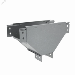 Т-ответвитель переходник 80х500-400 мм верт. c разворотом трассы на 90 гр. ПЛЮС (нижняя часть меньше исходной)