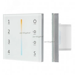 Панель Sens SMART-P38-MIX White (230V, 4 зоны, 2.4G) (ARL, IP20 Пластик, 5 лет)