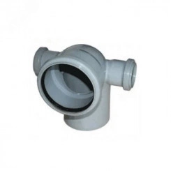 Отвод комбинированный канализационный с дополнительными входами слева и справа 110х45/50/50 Ростурпласт Отвод комбинированный канализационный с дополнительными входами слева и справа 110х45/50/50 Ростурпласт