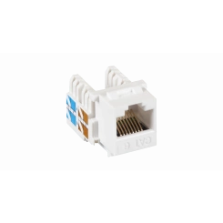 Модуль Keystone, Кат.6, RJ45/8P8C, неэкран., белый, 10шт. Модуль Keystone, Кат.6, RJ45/8P8C, неэкран., белый, 10шт.