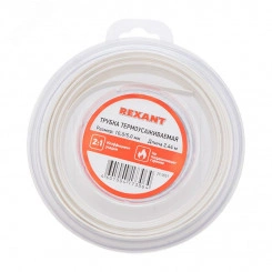 Трубка термоусаживаемая 10,0 5,0 мм белая, ролик 2,44 м Трубка термоусаживаемая 10,0 5,0 мм белая, ролик 2,44 м