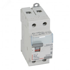 Выключатель дифференциального тока (УЗО) DX3 2П 80А 300мА-АC