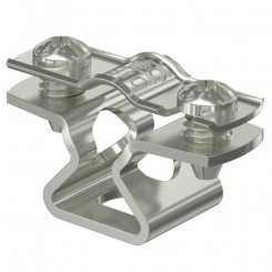 Крепежная скоба дистанционная 8-10 мм (с продольным отверстием) из нержавеющей стали А2 Крепежная скоба дистанционная 8-10 мм (с продольным отверстием) из нержавеющей стали А2