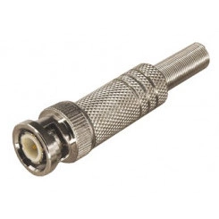 Разъем штекер BNC под винт с пружиной металл Разъем штекер BNC под винт с пружиной металл