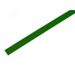 Термоусаживаемая трубка 10,0 5,0 мм, зеленая, упаковка 50 шт. по 1 м