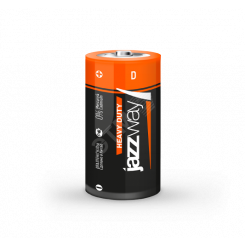 Элемент питания R20 солевой, уп. 2 шт. JAZZway Heavy Duty