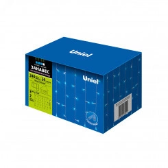 Занавес светодиодный с эффектом мерцания 3х2м Соединяемый 240 светодиодов Белый и синий свет Провод прозрачный ULD-C3020-240/TTK BLUE-WHITE IP44 Занавес светодиодный с эффектом мерцания 3х2м Соединяемый 240 светодиодов Белый и синий свет Провод прозрачный ULD-C3020-240/TTK BLUE-WHITE IP44