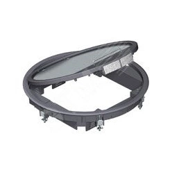 Лючок GESR9 SRU (универсальный) 12xModul45 (полиамид, черный) Лючок GESR9 SRU (универсальный) 12xModul45 (полиамид, черный)