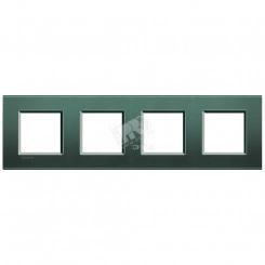 LivingLight Рамка прямоугольная 4 поста Зеленый шелк