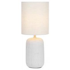 Настольная лампа Rivoli Ramona 7041-501 1 * Е14 40 Вт керамика белая с абажуром Настольная лампа Rivoli Ramona 7041-501 1 * Е14 40 Вт керамика белая с абажуром