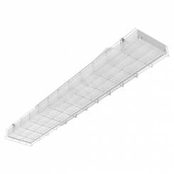 Светильник светодиодный для образ.учрежд.спортивный 2.0 ДПО 1195*200*65мм IP40 30 ВТ 4000К с опал рас. с защит. сеткой Вартон