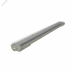 Светильник влагозащитный ДСП СПП-Т8-G13 1276х107х61 мм IP65 для светодиодных LED ламп 2х1200 мм с отражателем INDUSTRY Gauss Светильник влагозащитный ДСП СПП-Т8-G13 1276х107х61 мм IP65 для светодиодных LED ламп 2х1200 мм с отражателем INDUSTRY Gauss