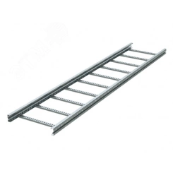 Лоток лестничный 80х600 лонжерон 2мм L=3м цинк-ламельный