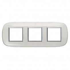 Axolute Накладки декоративные в форме эллипса прозрачные/белая карамель на 2+2+2 модуля