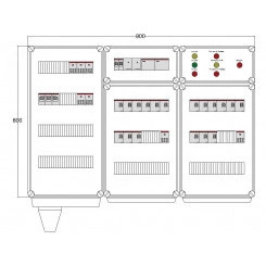 Щит управления электрообогревом DEVIBOX FHR 9x2800 D330 (в комплекте с терморегулятором и датчиком температуры) Щит управления электрообогревом DEVIBOX FHR 9x2800 D330 (в комплекте с терморегулятором и датчиком температуры)