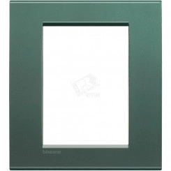 LivingLight Рамка прямоугольная 3+3 модуля Зеленый шелк LivingLight Рамка прямоугольная 3+3 модуля Зеленый шелк